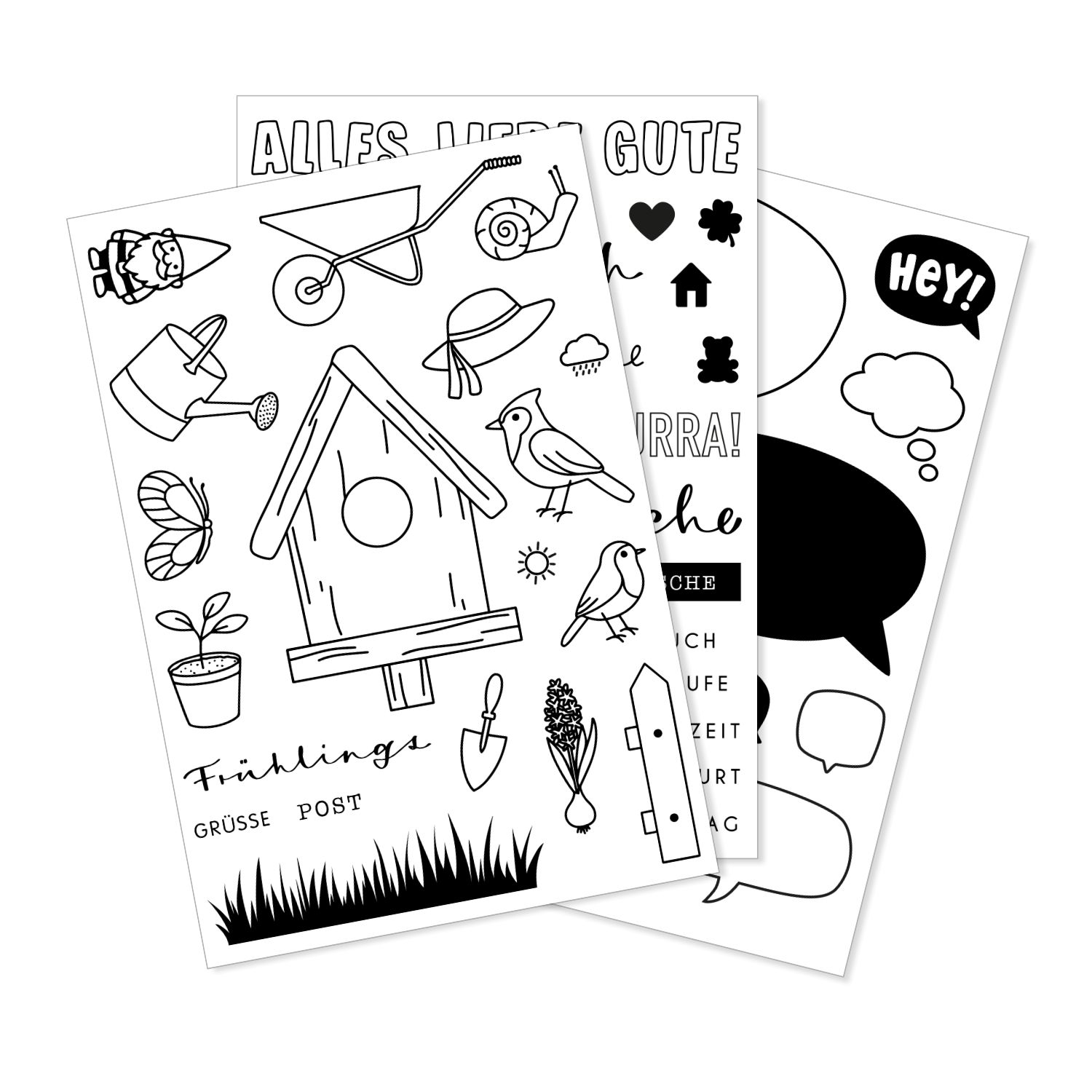 Stempel-Bundle April