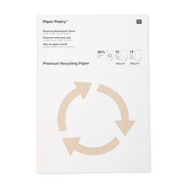 Bastelblock Recyclingpapier