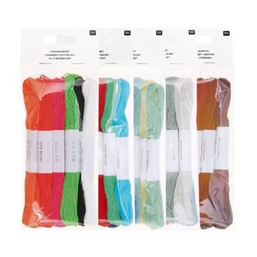 Stickgarn Set (5 Farben)