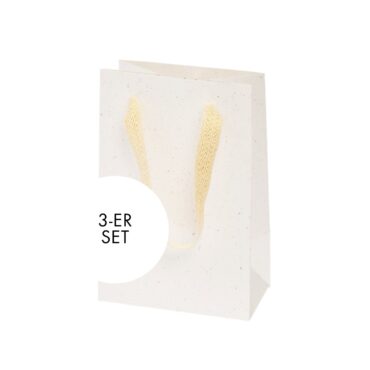 Geschenktüte Natur 3er-Set (2 Größen)