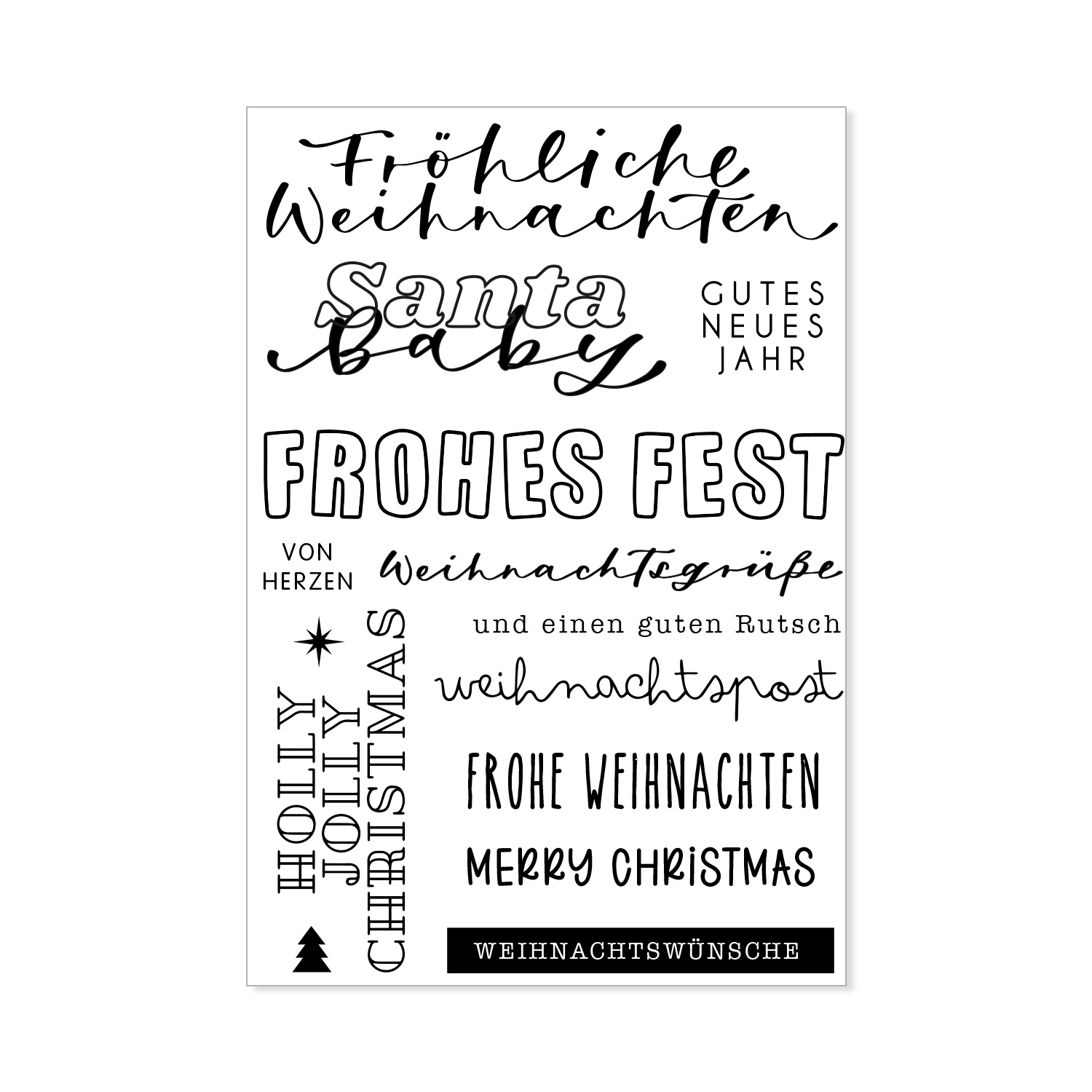 Stempel-Bundle Weihnachten – Bild 2