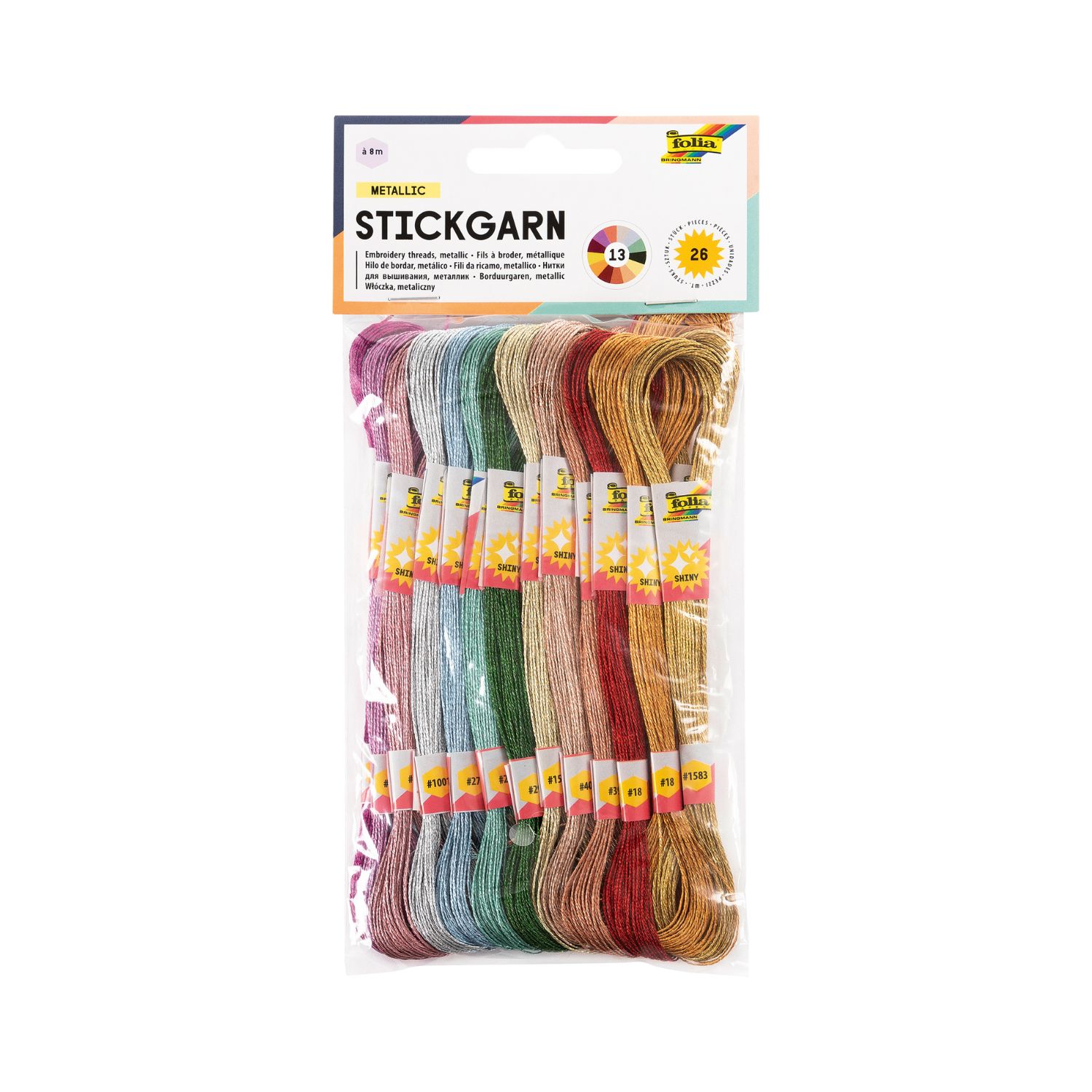 Stickgarn Set Metallic