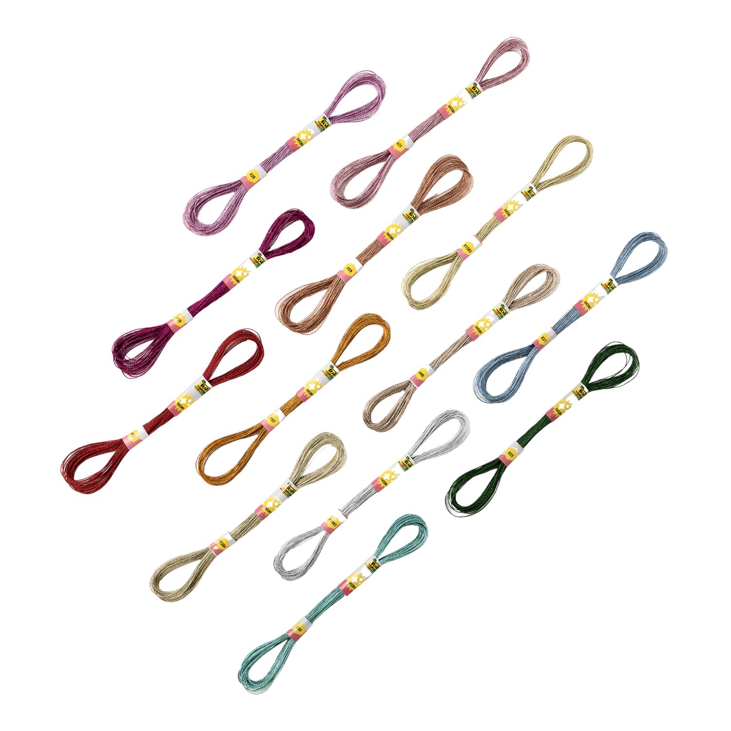 Stickgarn Set Metallic – Bild 2