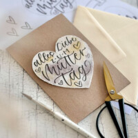 <strong>Verwendete Materialien:</strong>
<br /><br /> Acrylanhänger Muttertags Vorlagen